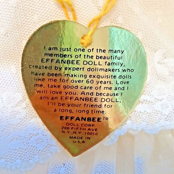 Vintage Effanbee Doll 15ins Tall the Bride. 1522 - Picture 7 of 11